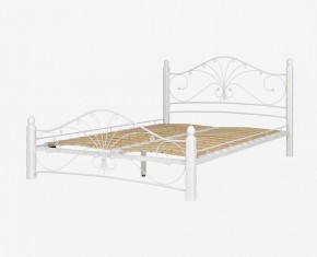 Кровать "Фортуна 1" КМД 2.01 Белая (1200*2000) (ножки-белые) с коваными элементами в Ревде - revda.ok-mebel.com | фото 2