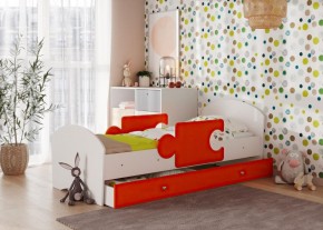 Кровать "Мозайка" на ламелях + бортики + ящики в Ревде - revda.ok-mebel.com | фото 3