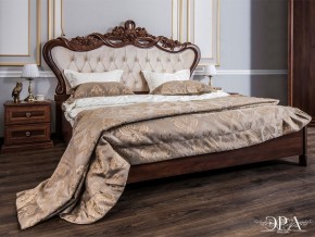 Кровать с мягким изголовьем Афина 1600 (караваджо) в Ревде - revda.ok-mebel.com | фото
