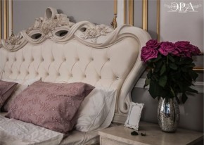 Кровать с мягким изголовьем Афина 1600 (крем корень) в Ревде - revda.ok-mebel.com | фото 2