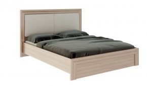Кровать 1.6 Глэдис М31 с настилом и мягкой частью (ЯШС/Белый) в Ревде - revda.ok-mebel.com | фото 1