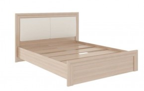 Кровать 1.6 Глэдис М31 с настилом и мягкой частью (ЯШС/Белый) в Ревде - revda.ok-mebel.com | фото 2