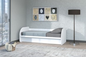 Кровать Сказка с ПМ 900 (Белый текстурный) в Ревде - revda.ok-mebel.com | фото