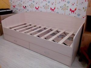 Кровать Соло-софа 1 с ящиками в Ревде - revda.ok-mebel.com | фото 2