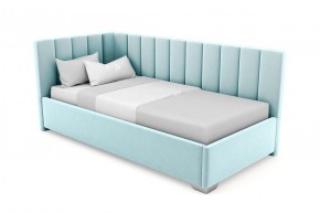 Кровать угловая Хлоя интерьерная +основание (120х200) в Ревде - revda.ok-mebel.com | фото
