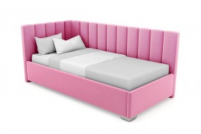Кровать угловая Хлоя интерьерная +основание (120х200) в Ревде - revda.ok-mebel.com | фото 12