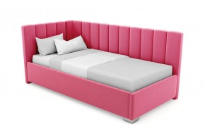 Кровать угловая Хлоя интерьерная +основание (120х200) в Ревде - revda.ok-mebel.com | фото 13