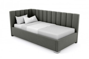 Кровать угловая Хлоя интерьерная +основание (120х200) в Ревде - revda.ok-mebel.com | фото 4