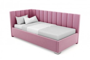 Кровать угловая Хлоя интерьерная +основание (120х200) в Ревде - revda.ok-mebel.com | фото 6