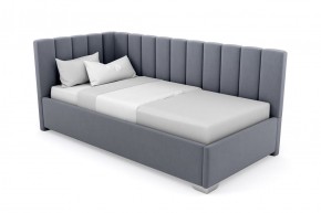 Кровать угловая Хлоя интерьерная +основание (120х200) в Ревде - revda.ok-mebel.com | фото 9