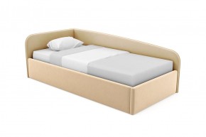 Кровать угловая Лэсли интерьерная +настил ДСП (80х200) 1 кат. ткани в Ревде - revda.ok-mebel.com | фото