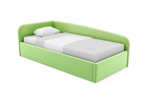 Кровать угловая Лэсли интерьерная +основание (80х200) 1 кат. ткани в Ревде - revda.ok-mebel.com | фото