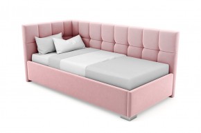 Кровать угловая Мия интерьерная +основание (120х200) в Ревде - revda.ok-mebel.com | фото 10