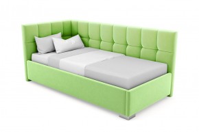 Кровать угловая Мия интерьерная +основание (120х200) в Ревде - revda.ok-mebel.com | фото 14