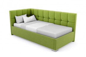 Кровать угловая Мия интерьерная +основание (120х200) в Ревде - revda.ok-mebel.com | фото 19