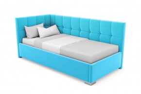 Кровать угловая Мия интерьерная +основание (120х200) в Ревде - revda.ok-mebel.com | фото 22
