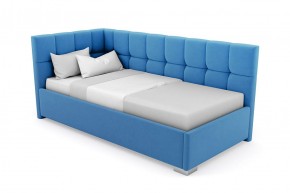 Кровать угловая Мия интерьерная +основание (120х200) в Ревде - revda.ok-mebel.com | фото 3