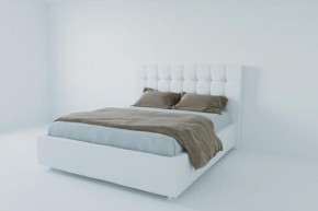 Кровать Венеция без основания 800 (экокожа белая) в Ревде - revda.ok-mebel.com | фото
