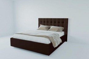 Кровать Венеция без основания 800 (экокожа коричневая) в Ревде - revda.ok-mebel.com | фото
