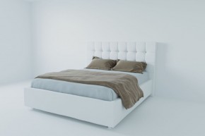 Кровать Венеция с ПМ 800 (экокожа белая) в Ревде - revda.ok-mebel.com | фото 2