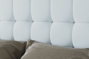 Кровать Венеция с ПМ 800 (экокожа белая) в Ревде - revda.ok-mebel.com | фото 3