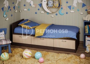 Кровать Юниор-5 ЛДСП в Ревде - revda.ok-mebel.com | фото