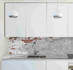 Кухонный фартук со столешницей (А-01) в едином стиле (3050 мм) в Ревде - revda.ok-mebel.com | фото
