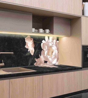 Кухонный фартук со столешницей (А-05) в едином стиле (3050 мм) в Ревде - revda.ok-mebel.com | фото 1