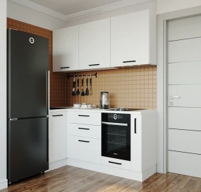 Кухонный гарнитур Белый Глянец 1000*1800 (Стол. 38мм) в Ревде - revda.ok-mebel.com | фото