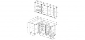 Кухонный гарнитур Белый Глянец 1000*1800 (Стол. 38мм) в Ревде - revda.ok-mebel.com | фото 2