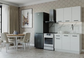 Кухонный гарнитур Белый Глянец 1200 (Стол. 38мм) в Ревде - revda.ok-mebel.com | фото