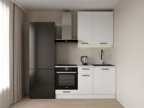 Кухонный гарнитур Белый Глянец 1600 h950 (Стол. 26мм) в Ревде - revda.ok-mebel.com | фото