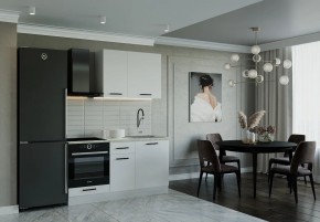 Кухонный гарнитур Белый Глянец 1600 (Стол. 26мм) в Ревде - revda.ok-mebel.com | фото