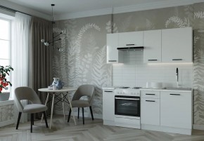 Кухонный гарнитур Белый Глянец 1800 (Стол. 38мм) в Ревде - revda.ok-mebel.com | фото
