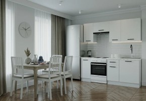 Кухонный гарнитур Белый Глянец 2000 (Стол. 38мм) в Ревде - revda.ok-mebel.com | фото