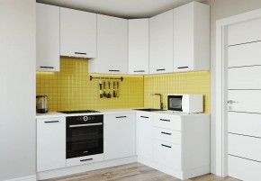 Кухонный гарнитур Белый Глянец 2200*1600 h950 (Стол. 38мм) в Ревде - revda.ok-mebel.com | фото