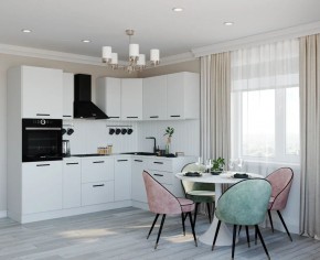 Кухонный гарнитур Белый Глянец 2400*1600 (Стол. 38мм) в Ревде - revda.ok-mebel.com | фото