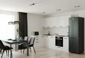 Кухонный гарнитур Белый Глянец 2600*1600 (Стол. 26мм) в Ревде - revda.ok-mebel.com | фото