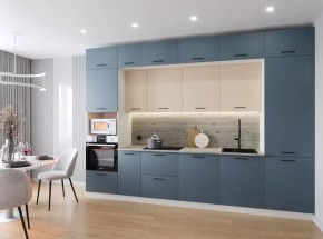 Кухонный гарнитур Фьюжн 3400 (Стол. 38мм) в Ревде - revda.ok-mebel.com | фото