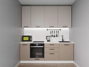 Кухонный гарнитур Каппучино 2200 (Стол. 26мм) в Ревде - revda.ok-mebel.com | фото