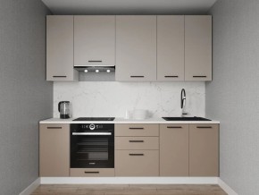 Кухонный гарнитур Каппучино 2400 h950 (Стол. 26мм) в Ревде - revda.ok-mebel.com | фото