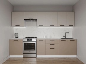 Кухонный гарнитур Каппучино 3000 (Стол. 38мм) в Ревде - revda.ok-mebel.com | фото
