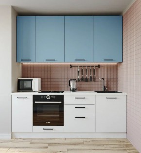 Кухонный гарнитур Капри 2200 (Стол. 38мм) в Ревде - revda.ok-mebel.com | фото
