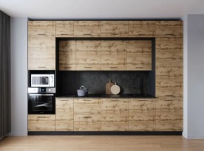 Кухонный гарнитур Крафт 3400 (Стол. 26мм) в Ревде - revda.ok-mebel.com | фото