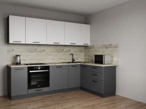 Кухонный гарнитур Меренга 2600*1600 (Стол. 38мм) в Ревде - revda.ok-mebel.com | фото