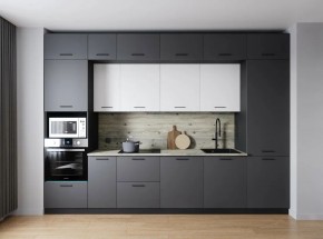 Кухонный гарнитур Меренга 3400 (Стол. 26мм) в Ревде - revda.ok-mebel.com | фото
