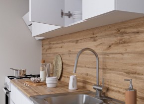 Кухня "МОРИ" 2.0 м (белый/дуб вотан) в Ревде - revda.ok-mebel.com | фото 3