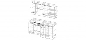 Кухонный гарнитур Ниагара 1800 (Стол. 26мм) в Ревде - revda.ok-mebel.com | фото 2