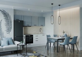 Кухонный гарнитур Ниагара 2550 (Стол. 26мм) в Ревде - revda.ok-mebel.com | фото