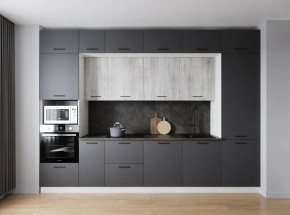 Кухонный гарнитур Санторини 3400 (Стол. 38мм) в Ревде - revda.ok-mebel.com | фото